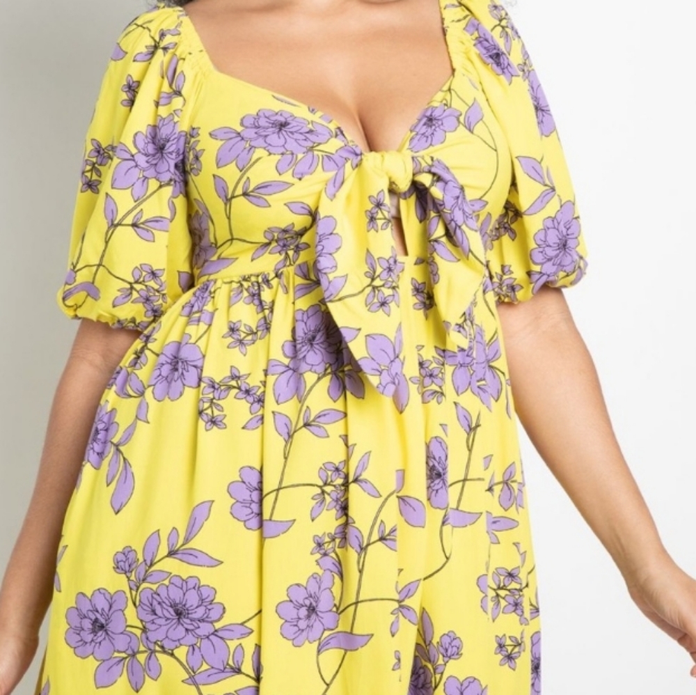 Tie Front Maxi Dress